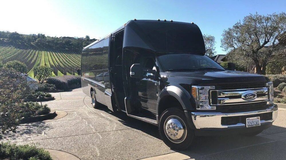 Luxury Wine Tour and Event Bus